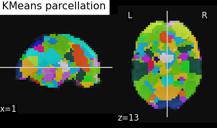 plot data driven parcellations