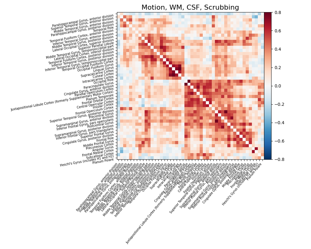 Motion, WM, CSF, Scrubbing