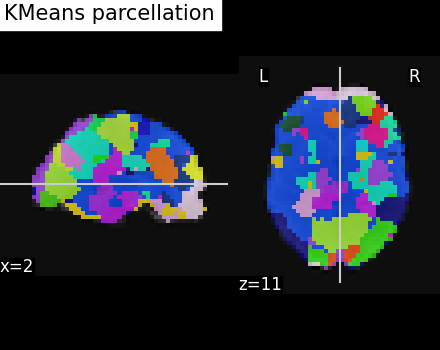 plot data driven parcellations