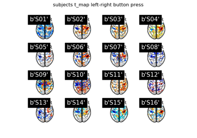 Second-level fMRI model: one sample test