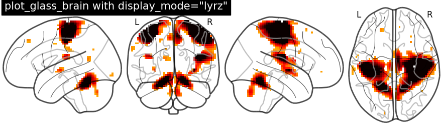 plot demo glass brain