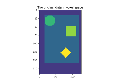 Visualization of affine resamplings