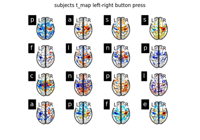 Second-level fMRI model: one sample test