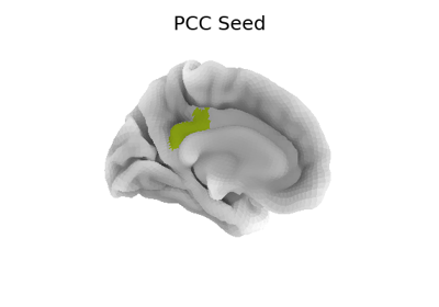 Seed-based connectivity on the surface