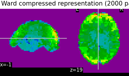 plot data driven parcellations