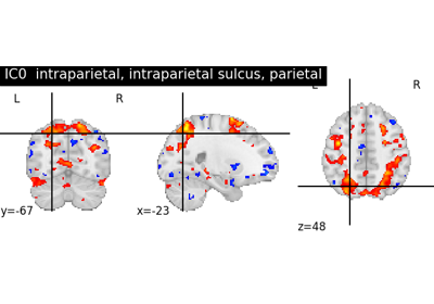 NeuroVault cross-study ICA maps.